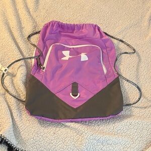 Under Armour Lavender and Gray Backpack